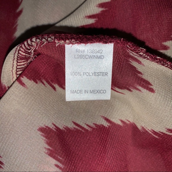 Charming Charlie Sheer Chevron Tunic - Picture 7 of 7